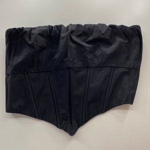 Black Princess Polly Strapless Corset Top